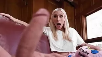 Showing Step Sister The Size Of My Prick For The First Time & She Surprised - Full Video On FreeTaboo.Net