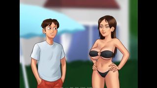 Summertime Saga: Cute Rear-end Chick By The Pool-Ep121