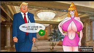 Presidential Treatment - Mayor Rides Donald Trump's Wifey - Trumps fuck Pornstar