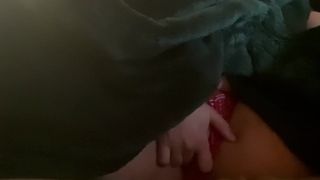 Step bro catches me rubbing my vagina next to him