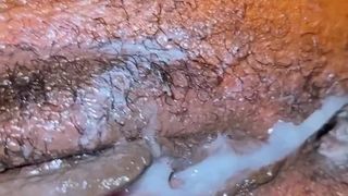 Step Brother full stepsister's hairy cunt with a load sperm, while sincerely fucking without Stop!