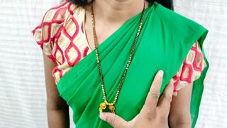 I did snatch fingering and pounded my sister-in-law in green saree
