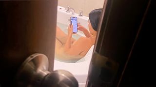 SPYING ON MY NAKED SISTER IN A BATHTUB AND REALIZES (Happy Ending)