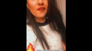 Jeweln_22-French bitch blows her brother's friend and empties his balls like a female dog
