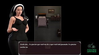 Lust Epidemic ep 30 - If the Nun doesn't want to lose her Virginity, the Solution is to give her bum