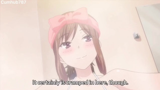 Anime cartoon bathtub scenes