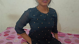 Indian desi babe full enjoy with step-brother in doggy style position he was stocking with step-brother