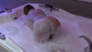 At the motel I enjoy the jacuzzi before fucking my brother-in-law, real cuck-old man