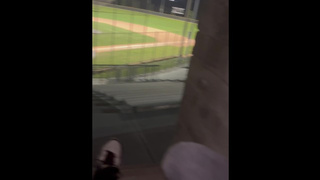 Took my brothers wifey to home base at the stadium