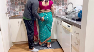 Stunning Huge Titties Married Indian Wearing Saree - Taboo Sex with