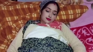 Step sister was boned by her stepbrother in winter season when she was alone her bedroom, full xxx tape of Indian fine bitch Lalita bhabhi