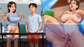 Fuck my step sister in the swim pool - summertime saga jenny sex scenes.