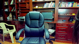 secretary fuck anal with dildo
