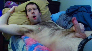 Daddy Wakes Up Horny And Strokes Morning Wood Meat. xD