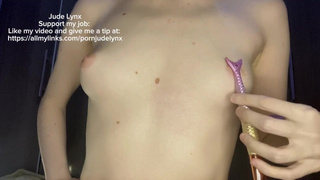 JUDE LYNX — TEASING NIPPLES WITH SISTER'S MAKEUP BRUSH