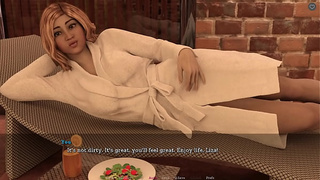 Step Sisterly Lust #28 - Virgin Step Sister Flashes Her Giant Boobies in The Spa
