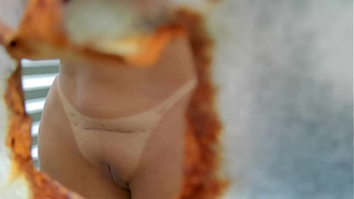 Gorgeous twat captured with transparency