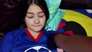 I WAITED FOR THE CUCK-OLD TO LEAVE THE HOUSE TO GIVE MY CUNT TO THE HUMONGOUS WANG (REAL HOME-MADE)