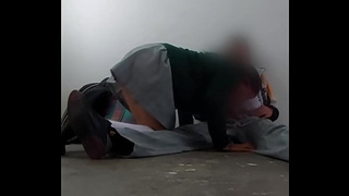 Fucking a Mexican Mexican Students Fucking in the Warehouse