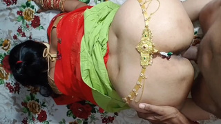 Indian Village house ex-wife bedroom fucking tight pusssy with step brother