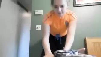 Step Sister Helps her Step Brother with an Injury