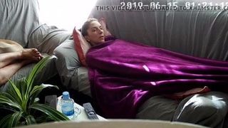 wanking under the covers in front of sister in law