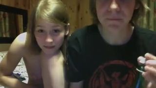 Russian Step Brother & Sister Play Webcam Sex