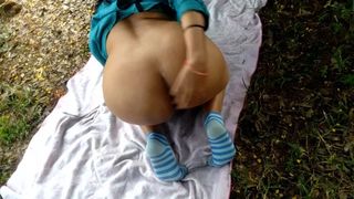 Outdoor Risky Public Sex Sister in Law Fucked Hard in Forest