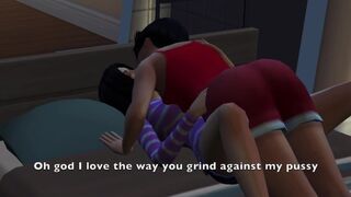 Sims 4: is my Brother's Girlfriend trying to Seduce Me? (He's right There!)