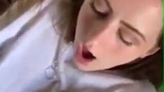 Step sister fucked to Orgasm in bathroom