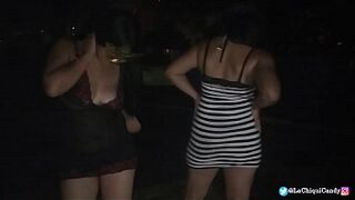 I fuck 2 fine drunk sisters in public PART2, with the morbid that someone can see us / LolitaAbney / Chiquicandy