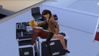 Dude Cheats on his Wifey, with his Sister-In-Law, on the DJ Booth outside on the Roof Top (Sims four)