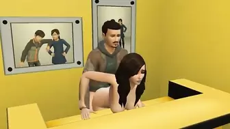 Sims 4: Brother Fucks Sister in Basement