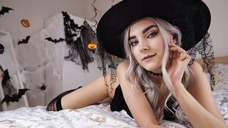 Charming Horny Witch Gets Cum-Shot and Licks Sperm - Eva Elfie