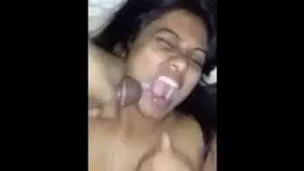 සැපට හුකලා මූනට කැරි දපු හැටි/sri Lankan Man Fucking Step Sister and Bukkake Cum-Shot