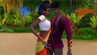 Indian Brother And Sister On Vacation Fucking Outdoor On The Beach For The First Time Part. two