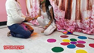 Holi Special - cousin brother fuck hard priya in holi occasion with hindi roleplay