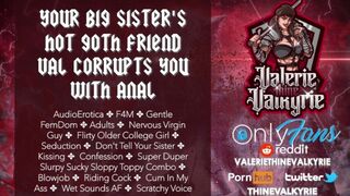 Your Enormous Sister's Sweet Goth Friend Val Corrupts you with Anal [audio]