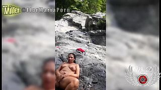 Masturbate outdoors in the public river, my brother records me, special for Voyeurs